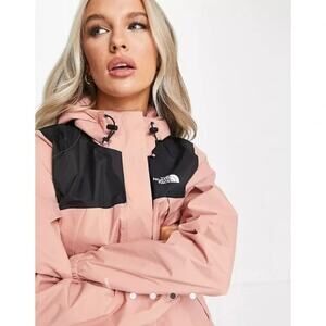 The North Face Women’s Antora Rain Jacket in Pink Black Plus Size 1X Outdoor